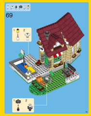 LEGO 31038 instructions page 69 – build guide