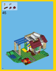 LEGO 31038 instructions page 44 – build guide