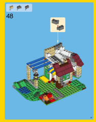 LEGO 31038 instructions page 47 – build guide