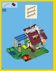 LEGO 31038 instructions page 54 – build guide