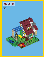 LEGO 31038 instructions page 57 – build guide