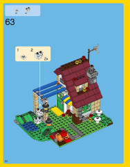 LEGO 31038 instructions page 62 – build guide