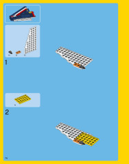 LEGO 31039 instructions page 74 – build guide