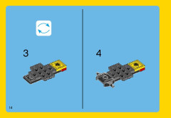 LEGO 31040 instructions page 14 – build guide
