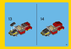 LEGO 31040 instructions page 19 – build guide