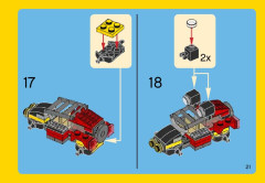 LEGO 31040 instructions page 21 – build guide