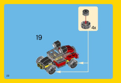LEGO 31040 instructions page 22 – build guide