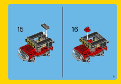 LEGO 31040 instructions page 9 – build guide