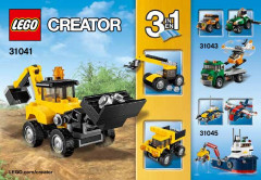 LEGO 31041 instructions page 1 – build guide