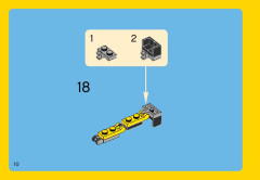 LEGO 31041 instructions page 10 – build guide