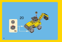 LEGO 31041 instructions page 12 – build guide