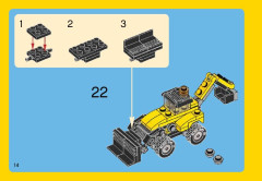 LEGO 31041 instructions page 14 – build guide