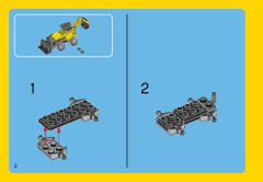 LEGO 31041 instructions page 2 – build guide