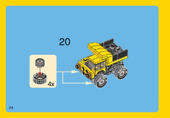 LEGO 31041 instructions page 24 – build guide