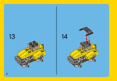 LEGO 31041 instructions page 8 – build guide