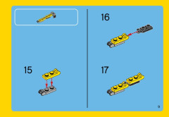 LEGO 31041 instructions page 9 – build guide