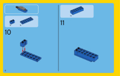 LEGO 31042 instructions page 8 – build guide