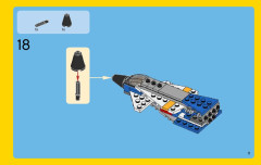 LEGO 31042 instructions page 11 – build guide