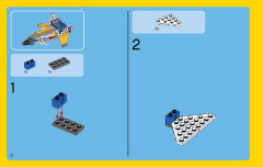 LEGO 31042 instructions page 2 – build guide