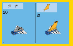 LEGO 31042 instructions page 12 – build guide