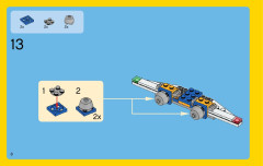 LEGO 31042 instructions page 8 – build guide