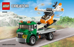 LEGO 31043 instructions page 1 – build guide
