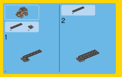 LEGO 31043 instructions page 2 – build guide
