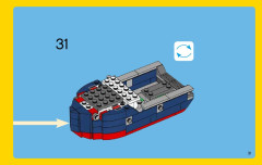 LEGO 31045 instructions page 31 – build guide