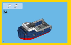 LEGO 31045 instructions page 34 – build guide
