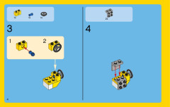 LEGO 31045 instructions page 4 – build guide