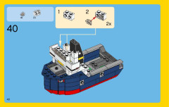 LEGO 31045 instructions page 40 – build guide