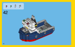 LEGO 31045 instructions page 42 – build guide