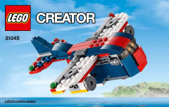 LEGO 31045 instructions page 1 – build guide