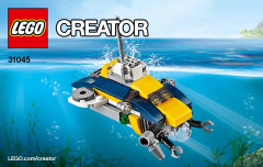 LEGO 31045 instructions page 1 – build guide