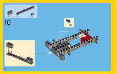 LEGO 31046 instructions page 10 – build guide