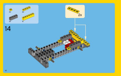 LEGO 31046 instructions page 14 – build guide