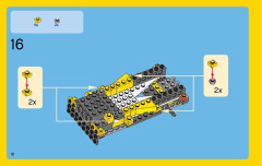 LEGO 31046 instructions page 16 – build guide