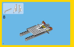 LEGO 31046 instructions page 8 – build guide