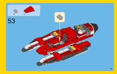 LEGO 31047 instructions page 43 – build guide