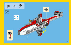 LEGO 31047 instructions page 43 – build guide