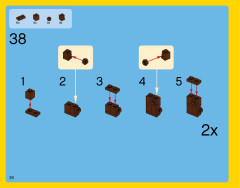 LEGO 31048 instructions page 38 – build guide