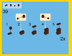 LEGO 31048 instructions page 40 – build guide