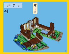 LEGO 31048 instructions page 43 – build guide