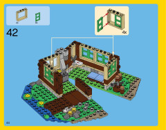 LEGO 31048 instructions page 44 – build guide