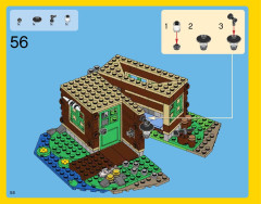 LEGO 31048 instructions page 58 – build guide
