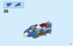 LEGO 31049 instructions page 21 – build guide