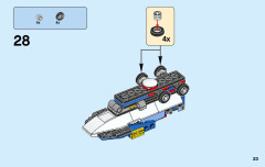 LEGO 31049 instructions page 23 – build guide