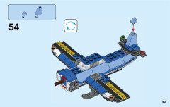 LEGO 31049 instructions page 43 – build guide