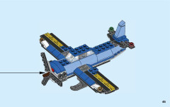 LEGO 31049 instructions page 45 – build guide