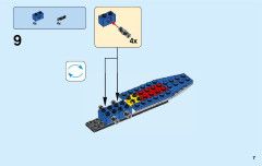 LEGO 31049 instructions page 7 – build guide